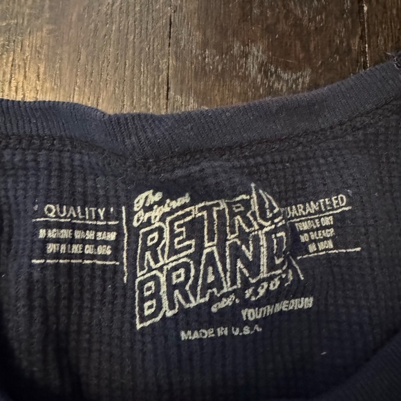 Syracuse Orange Navy Long Sleeve Kids Tee - Picture 2 of 2